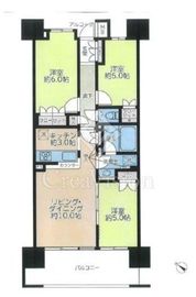 クレストシティレジデンス 13階 間取り図