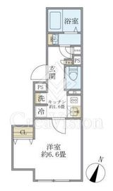 プラティーク中野坂上 202 間取り図