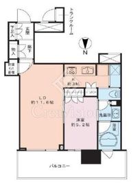 THE TOYOSU TOWER 14階 間取り図