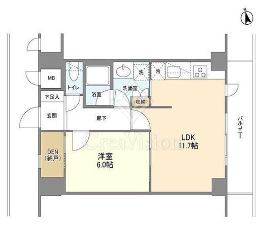 KENEDIX藤沢 5階 間取り図