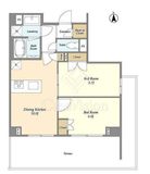 ディームス横濱神之木台 101 間取り図