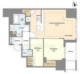 オアーゼ日暮里レジデンス 714 間取り図