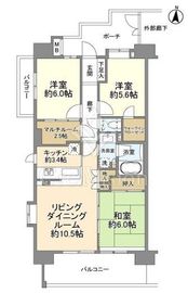 コスモ押上ステーションフロント 17階 間取り図