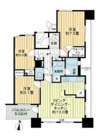 イトーピア大島ステーションコート 12階 間取り図