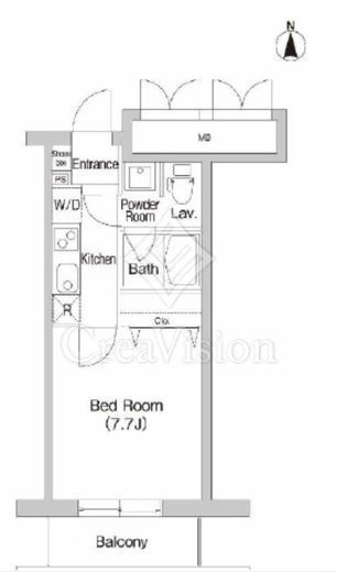 プライムアーバン川崎南幸町 206 間取り図