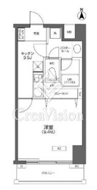 プライムアーバン千住 1203 間取り図