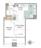 センチュリーパークタワー 21階 間取り図