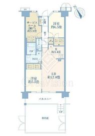 ウエリス世田谷砧 1階 間取り図