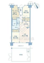 ウエリス世田谷砧 1階 間取り図