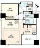 シティタワー池袋ウエストゲート 29階 間取り図