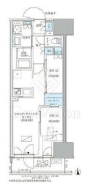 パークアクシス品川天王洲アイル 1107 間取り図