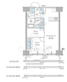 パークアクシス品川天王洲アイル 628 間取り図