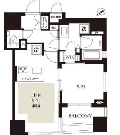 CONOE東日本橋駅前 9階 間取り図