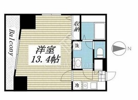メゾン・ド・ヴィレ芝大門 5階 間取り図