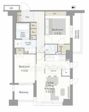 ルネ戸越 3階 間取り図