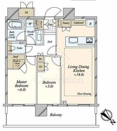 パークシティ武蔵小山ザタワー 23階 間取り図