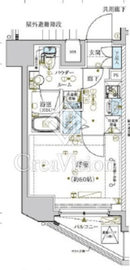 メインステージ横濱関内 8階 間取り図