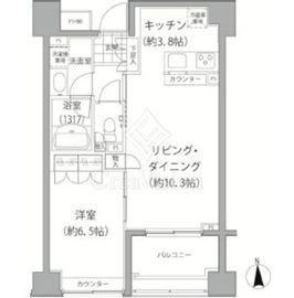 エーデル練馬 606 間取り図