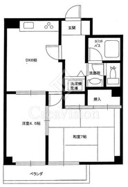 ライオンズマンション両国南 6階 間取り図
