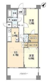サンハイム鶴見 A405 間取り図