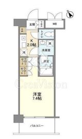 サンハイム鶴見 B611 間取り図