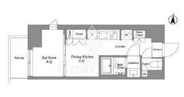 ウエリスアーバン住吉WEST 401 間取り図