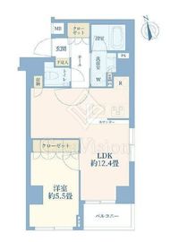 エクセレントシティ恵比寿 2階 間取り図