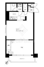 ルーブル白金 4階 間取り図