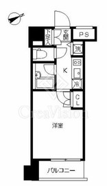 スカイコート品川大崎 2階 間取り図
