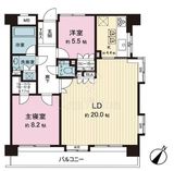 藤和六本木ホームズ 13階 間取り図