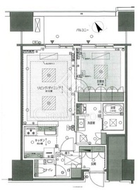 麻布台ヒルズレジデンスB 6階 間取り図
