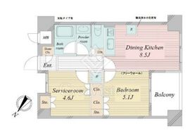 アクティ東仲通り 312 間取り図