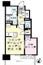 グローリオ田町 4階 間取り図