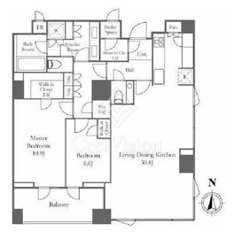 三田ガーデンヒルズ PARK MANSION 3階 間取り図