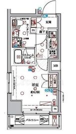 ラクラス横浜 410 間取り図