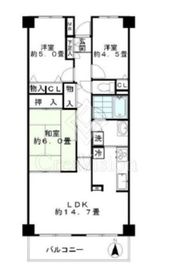 ジュネス 4階 間取り図