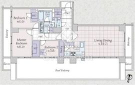 ディアナコート目黒 5階 間取り図