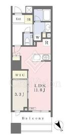 シェフルール横濱鶴見 7階 間取り図