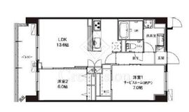 ブルーブラン新横浜 6階 間取り図
