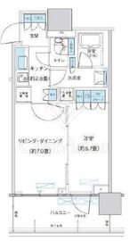 パークシティ柏の葉キャンパス ザ・ゲートタワー ウエスト 1001 間取り図