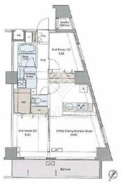 LUXENA HEIWADAI (ラグゼナ平和台) 201 間取り図