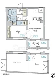 ブリリアイスト洗足池の杜 106 間取り図