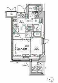 ディアレイシャス三軒茶屋 4階 間取り図