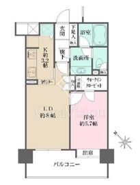 ファミール表参道ベルファース 8階 間取り図