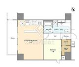 ASPRIME八丁堀 (アスプライム八丁堀) 1403 間取り図