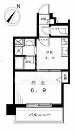 ジェイパーク高輪 2階 間取り図