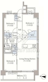 イノバスすみだ八広 510 間取り図
