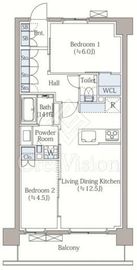 イノバスすみだ八広 309 間取り図