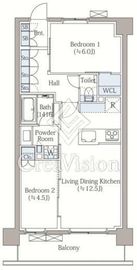イノバスすみだ八広 409 間取り図
