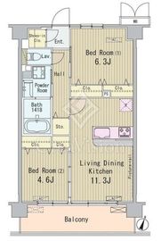 HIGASHIKOMATSUGAWA APARTMENT (東小松川アパートメント) 103 間取り図